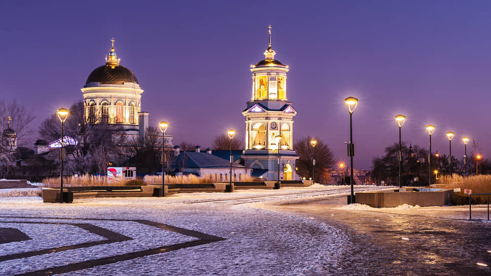 Воронеж, Советская площадь. Покровская церковь, 2019 год