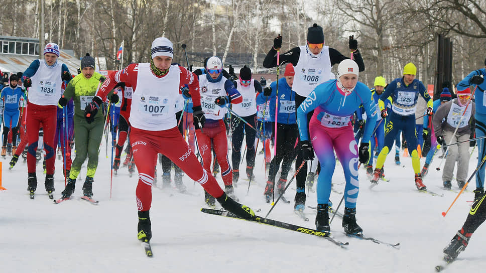 В «Лыжне России – 2024» в Воронеже приняли участие около 2 тыс. лыжников