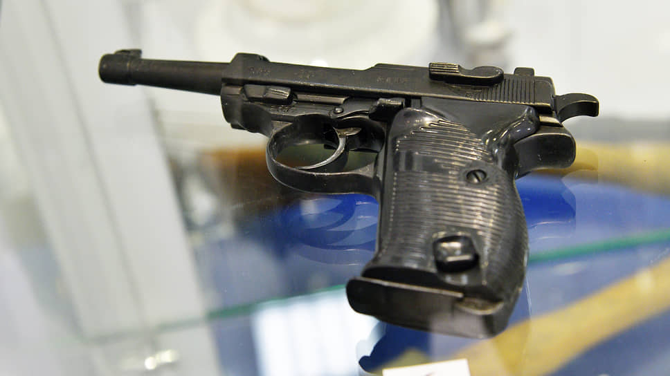 Пистолет Вальтер П-38 в воронежском Музее-диораме