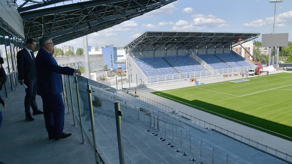 Балкон VIP-ложи на новом воронежском стадионе «Факел»