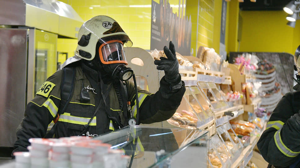 Пожарно-тактические учения в торговом центре «Левый берег»