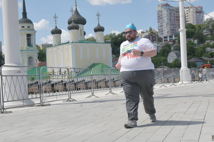 Участник забега на 1 км