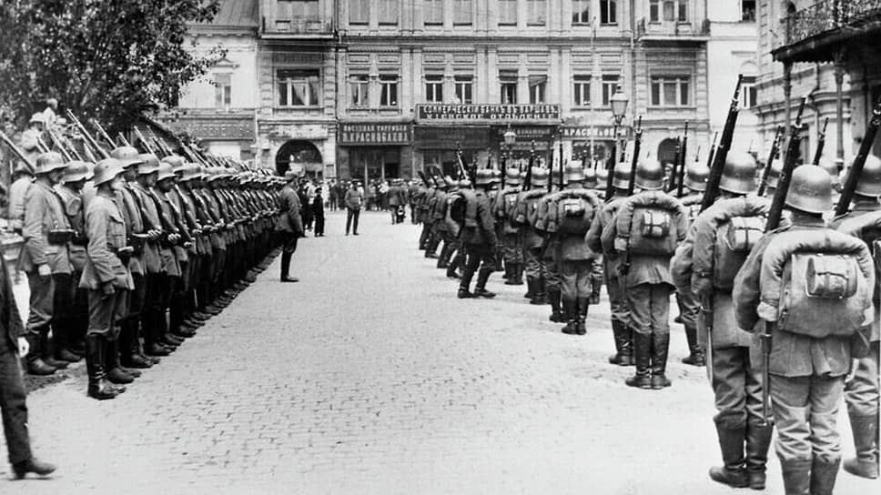 В апреле 1918 года в Белгород вступили германские войска, а на их штыках — и представители новоиспеченной украинской администрации
