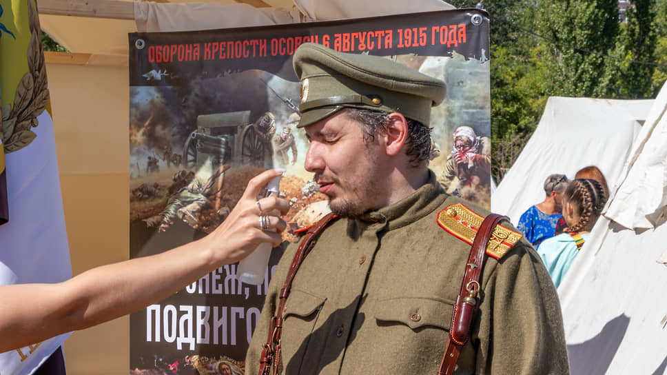 Фестиваль «Русское лето» в Воронеже 30 августа 2025 года. Историческая реконструкция времен Первой мировой войны