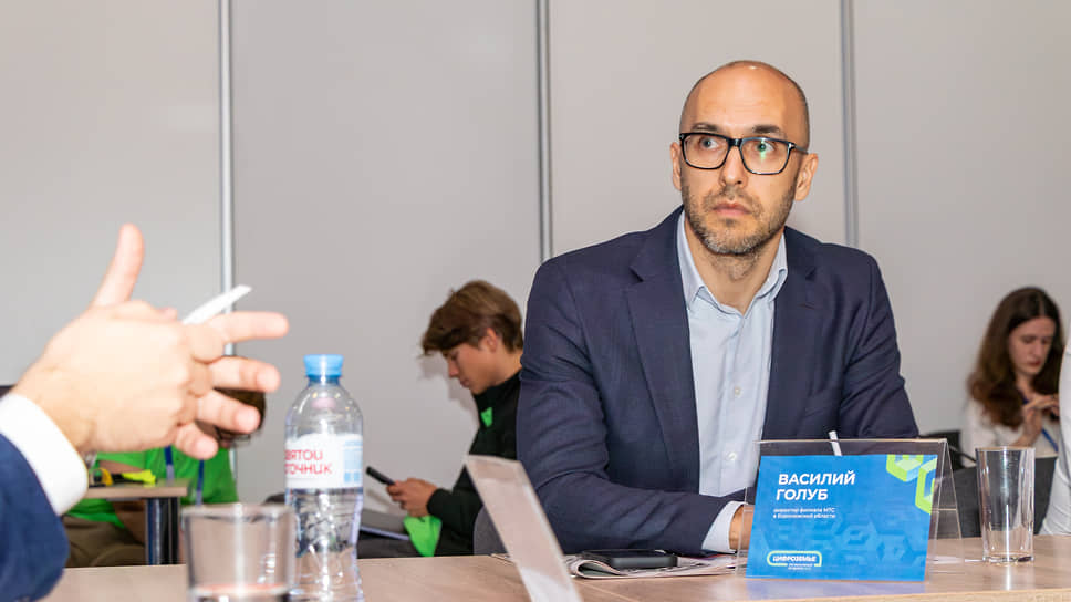 Василий Голуб, директор филиала МТС в Воронежской области на круглом столе «Коммерсантъ-Черноземье» в рамках форума «Цифроземье»