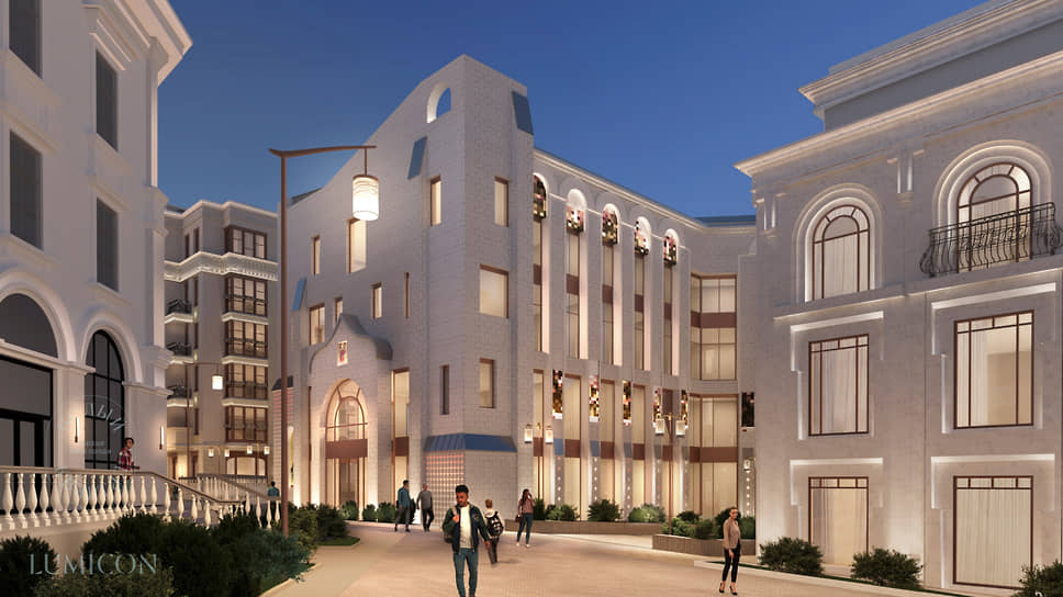 Проект торгово-офисных зданий «Белого квартала»
