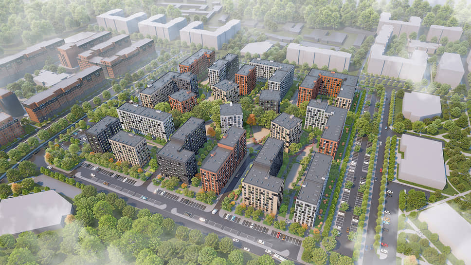 Рендер ЖК «Ботаника» в Липецке