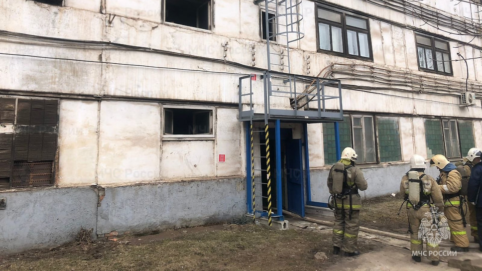 Место возгорания
