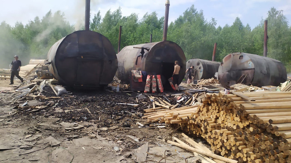 Завод по производству угля