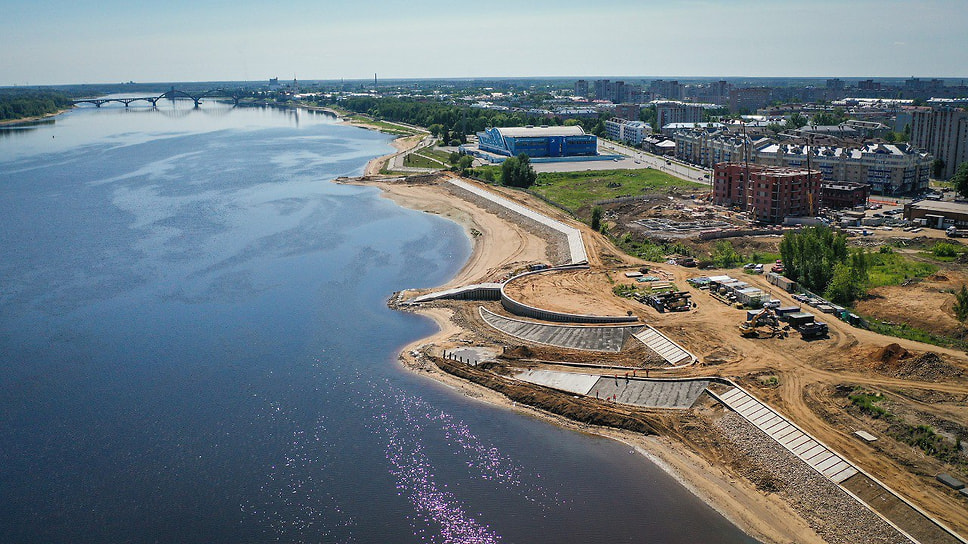 Берегоукрепление в Рыбинске