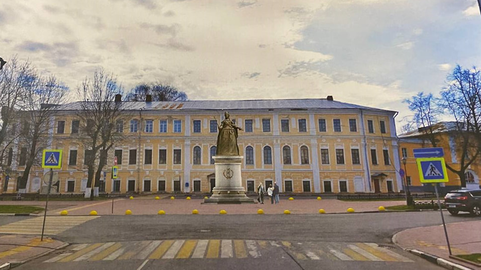Проект памятника Екатерины II в Ярославле