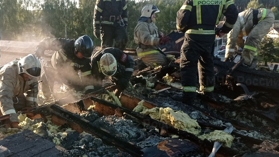 Пожар в гостинице в Ярославле