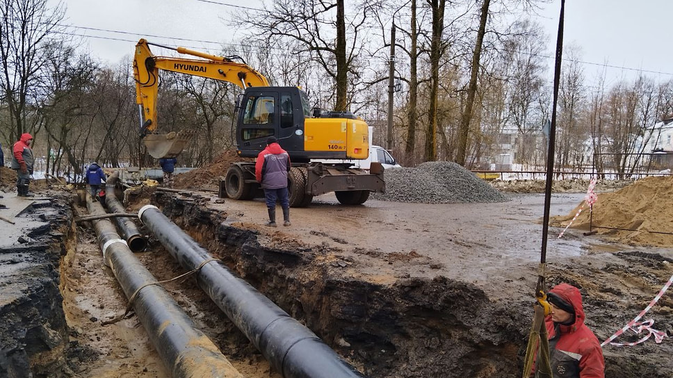 Переборский тракт во время устранения аварии