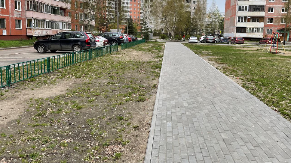 Благоустройство двора в Ярославле