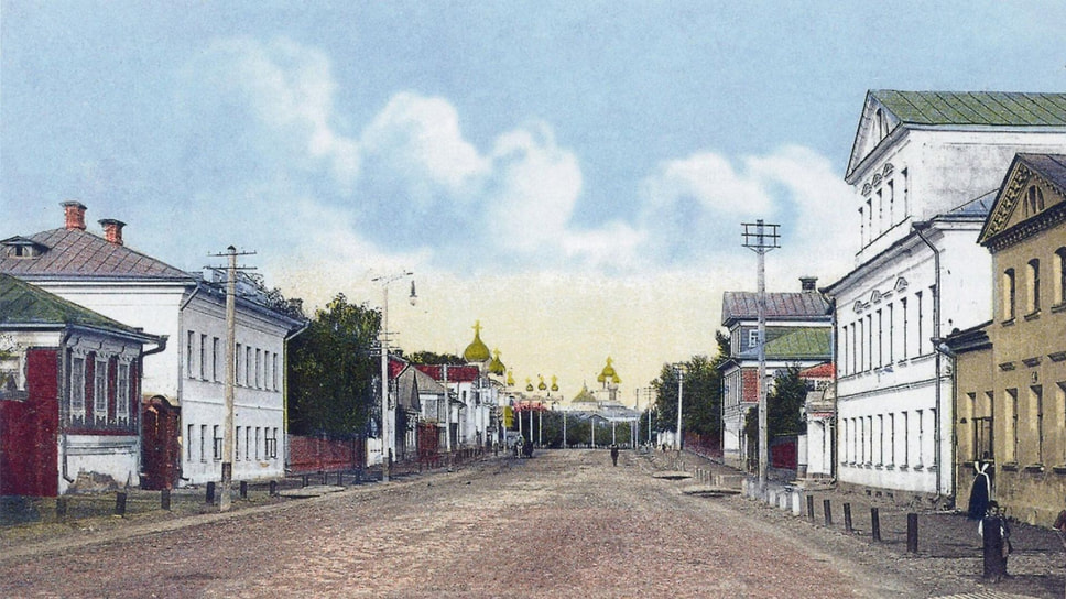 Улица Покровская в Ростове Великом, историческое фото