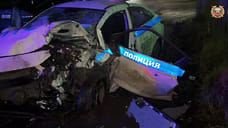 В Ярославле водитель выехал на встречную полосу и протаранил автомобиль ДПС