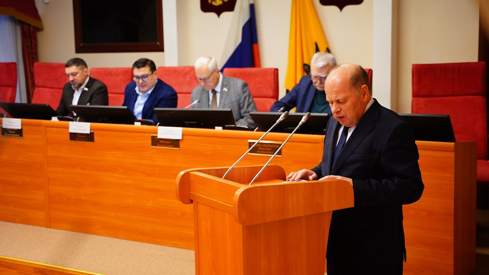 Алексей Долгов на заседании комитета