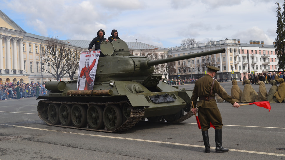 Театральная постановка детей ярославских школ о войне.