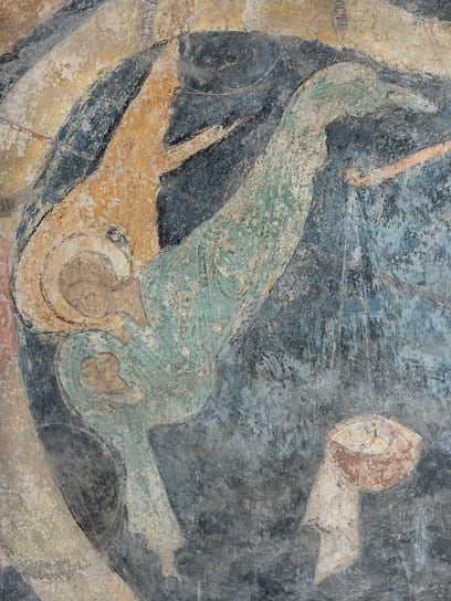 Страшный суд. Ангел несет в рай души праведников