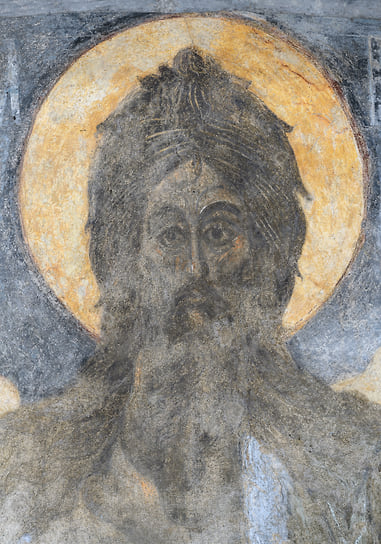 Иоанн Предтеча. Фотографии фресок будут доступны посетителям Ярославского музея-заповедника на медиапанели