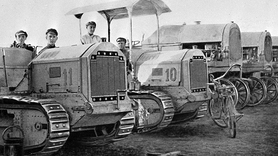 Немецкие трактора, поставленные по договору 1922 года, в южных районах России 

