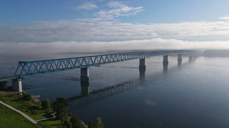 Высокогорский мост через Енисей, Красноярский край