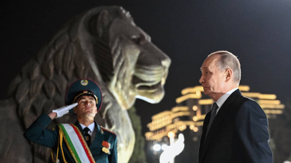 Официальный визит президента России Владимира Путина в Таджикистан
