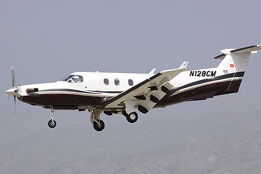 Pilatus PC-12 — легкий однодвигательный турбовинтовой самолет производства швейцарской компании Pilatus Aircraft. Второй попопулярности в мире. Рассчитан на перевозку 6–9 пасса жиров на расстояние до 2913 км, крейсерская скорость 519 км/ч. Каталожная стоимость — $4,37 млн