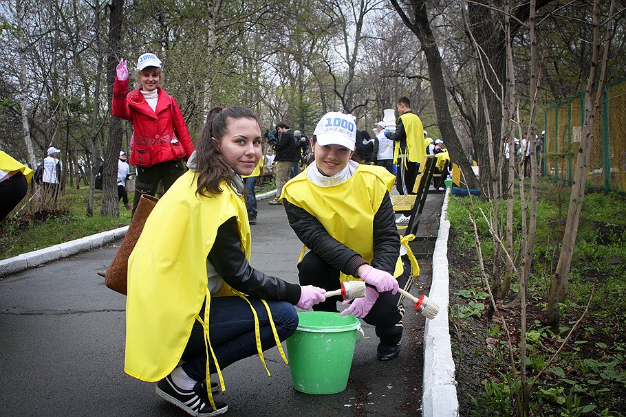 Волонтерский &quot;зеленый&quot; субботник во Владивостоке