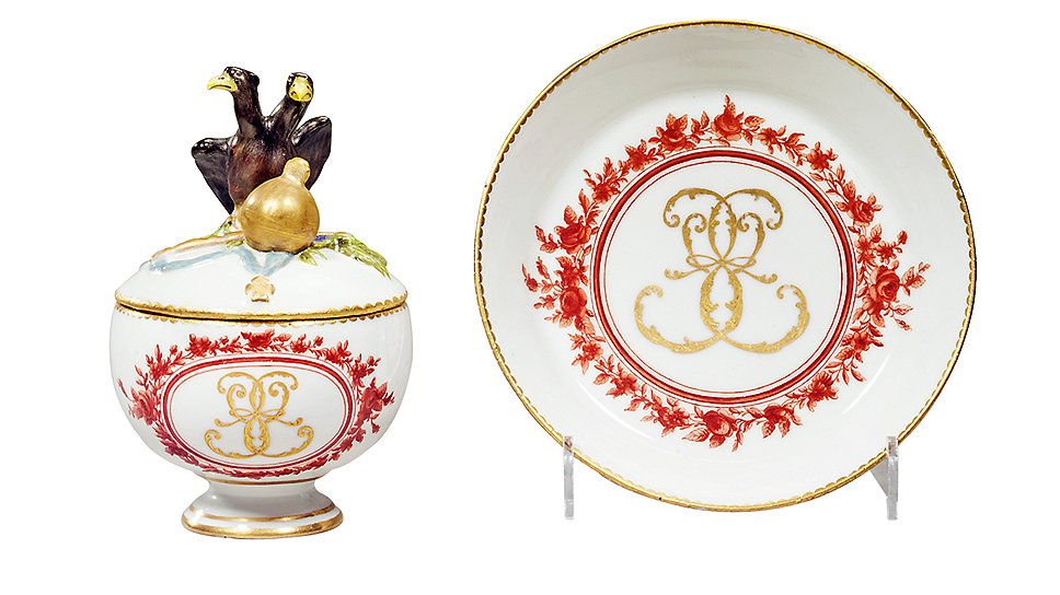 Чашка и блюдце ко дню коронации Екатерины II, ИФЗ, 1762 год, Christie&#39;s, $247 тыс. 