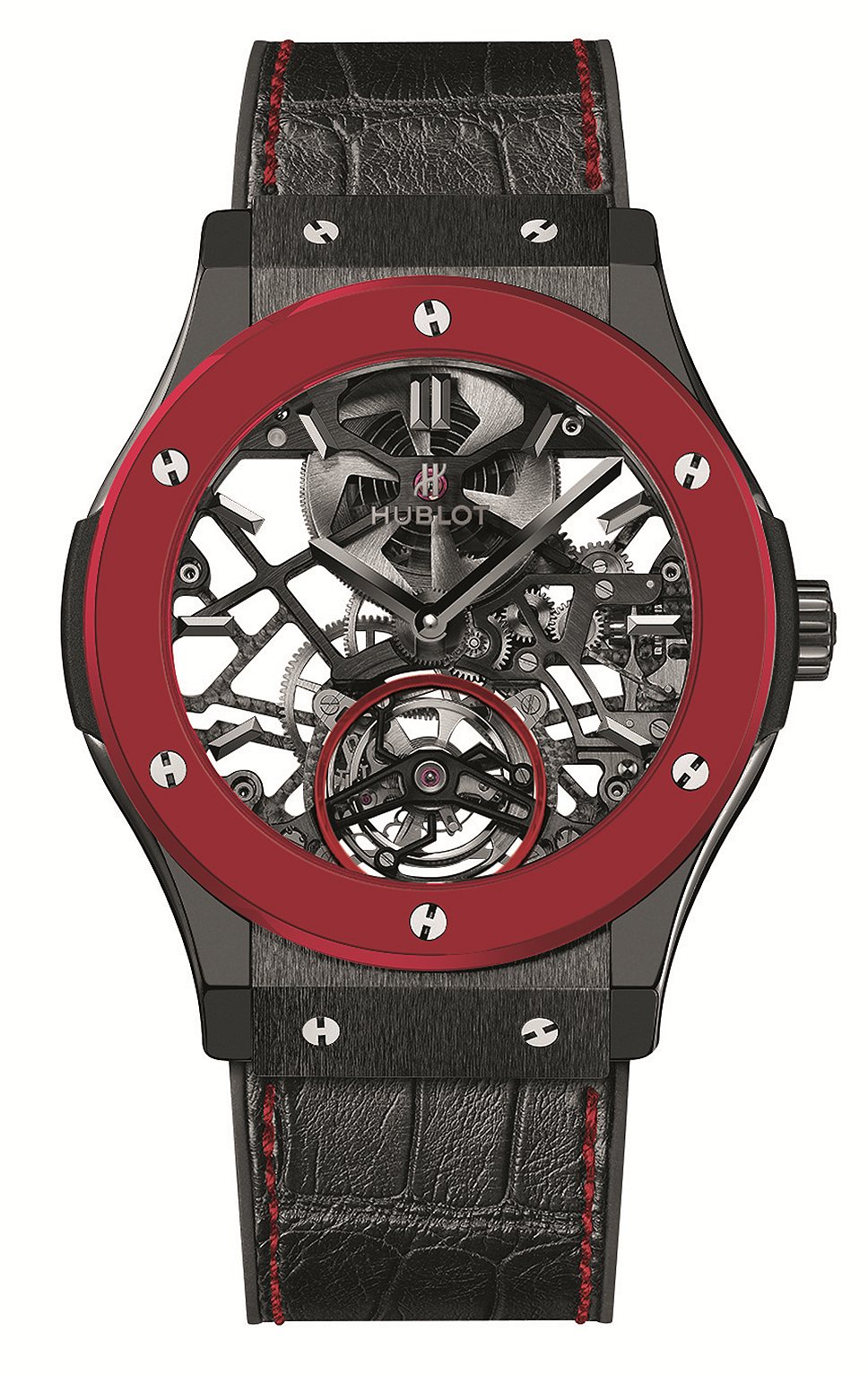 Часы Hublot Red`n`Black Skeleton Tourbillon ушли за €100 тыс. 
