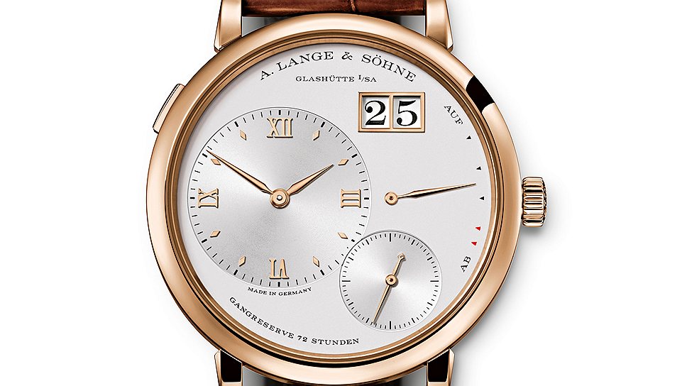 A. Lange &amp; Sohne, часы Lange 1, посвященные Дрезденской опере 
