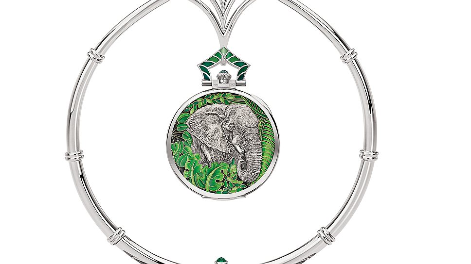 Patek Philippe, карманные часы, трансформирующиеся в настольные Ref. 982/161 Elephant in the Jungle