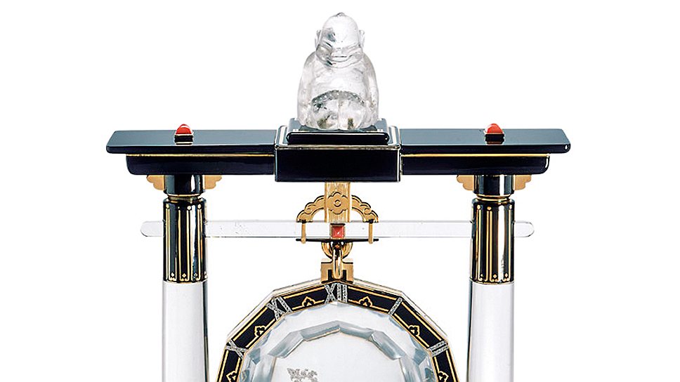 &quot;Таинственные&quot; часы со скрытым механизмом Portique, 1923 год