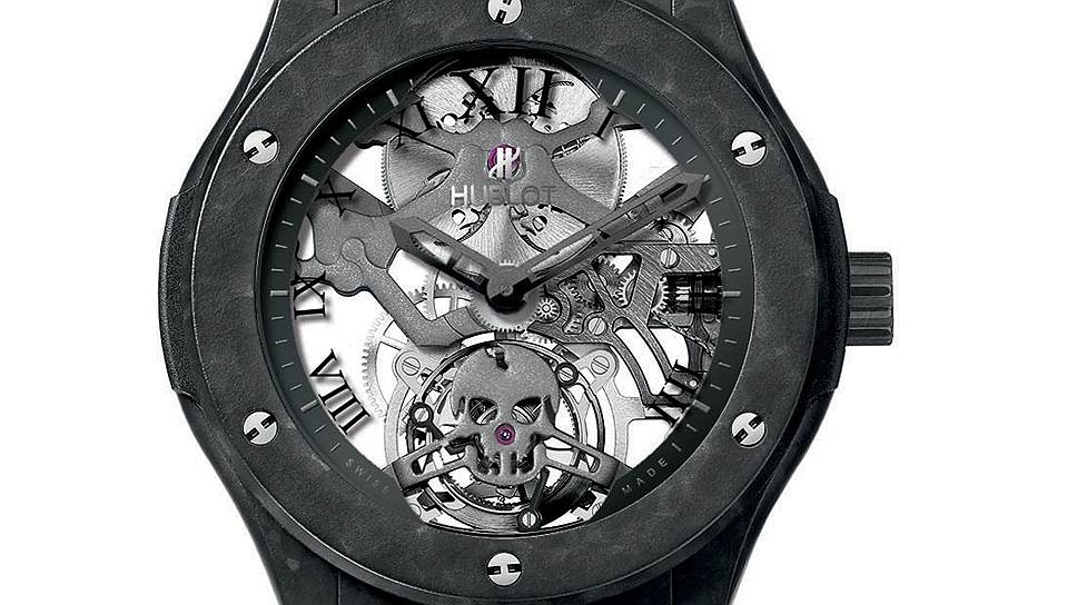 Часы Classic Fusion Tourbillon Skull, алюминий с покрытием из керамики 
