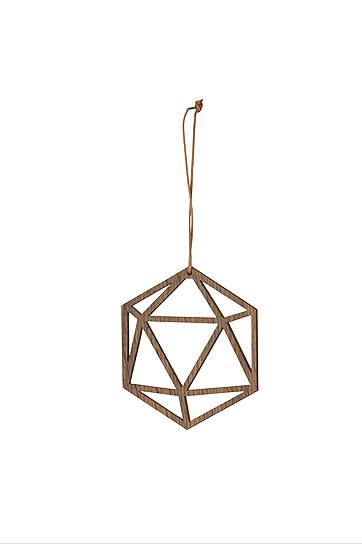 Деревянное украшение Wooden Diamond, Ferm Living www.fermliving.com  
