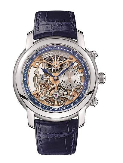 Jules Audemars Openworked Tourbillon Chronograph 
