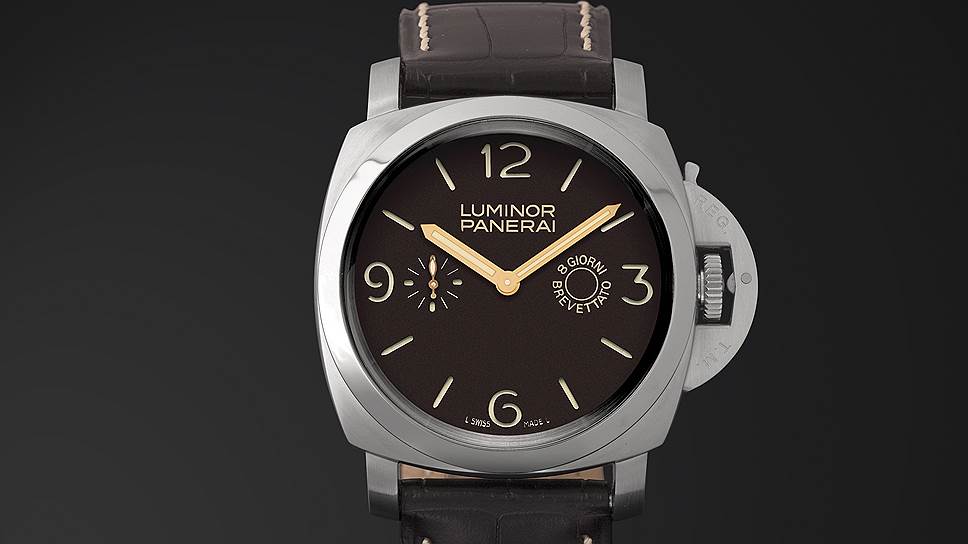 Luminor 1950 8 Days PAM 203 Limited Edition, n°H115/150, 2005 год, проданы за €67 520 
