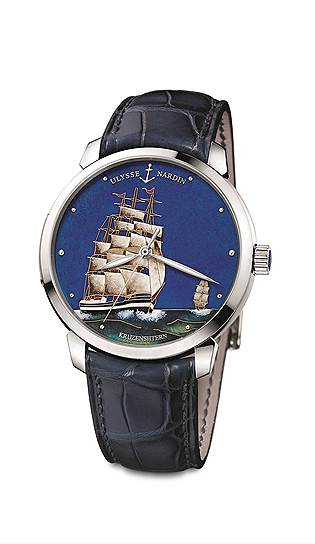 Ulysse Nardin, Classico Kruzenshtern, 2015: лимитированная серия, посвященная легендарному балтийскому барку &quot;Крузенштерн&quot;, 30 экземпляров
