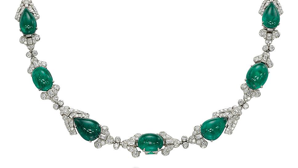 Колье Bulgari, изумруды, бриллианты, золото, эстимейт $421-473 тыс., Christie`s Magnificent Jewels 
