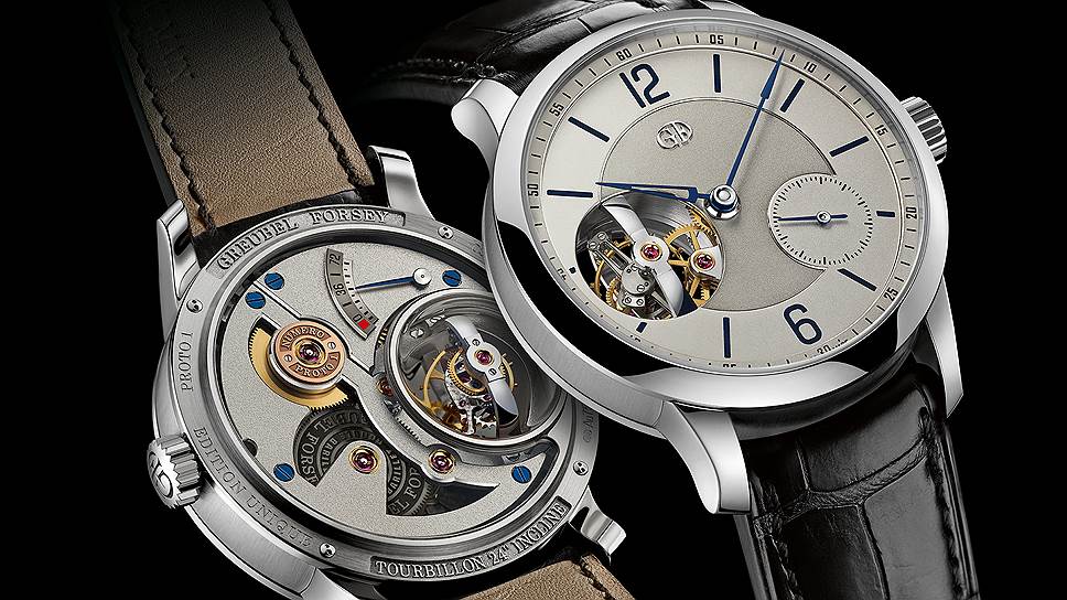 &quot;Золотая стрелка&quot; досталась Стивену Форси и Роберу Гребелю за Greubel Forsey Tourbillon 24 Secondes Vision 
