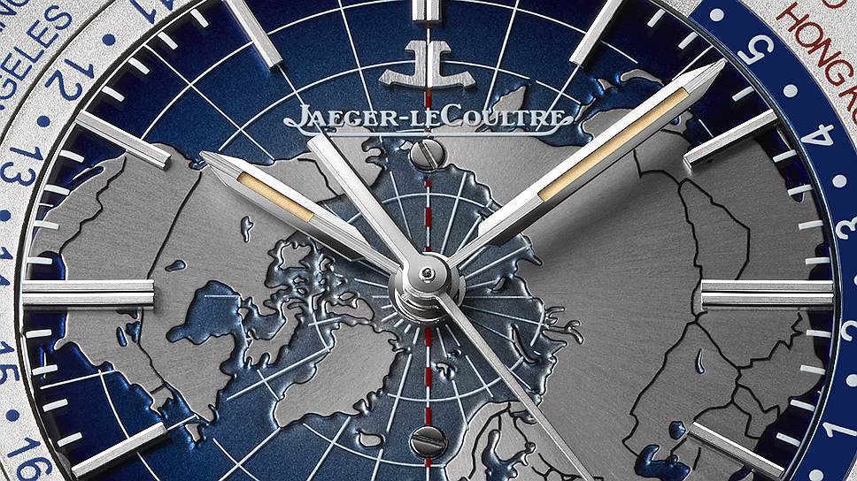 Циферблат Jaeger-LeCoultre Geophysic Universal Time предлагает показатели 24 часовых поясов 
