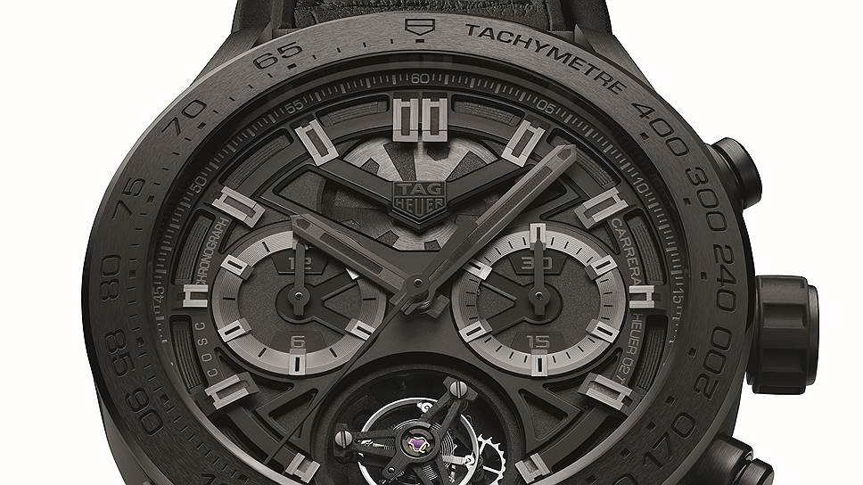 TAG Heuer Carrera Heuer 02-T, 2016: хронограф и турбийон, простой и современный дизайнерский корпус, механизм, полностью сертифицированный COSC,— и с самой низкой ценой для такой комплектации. Это 15 тыс. франков