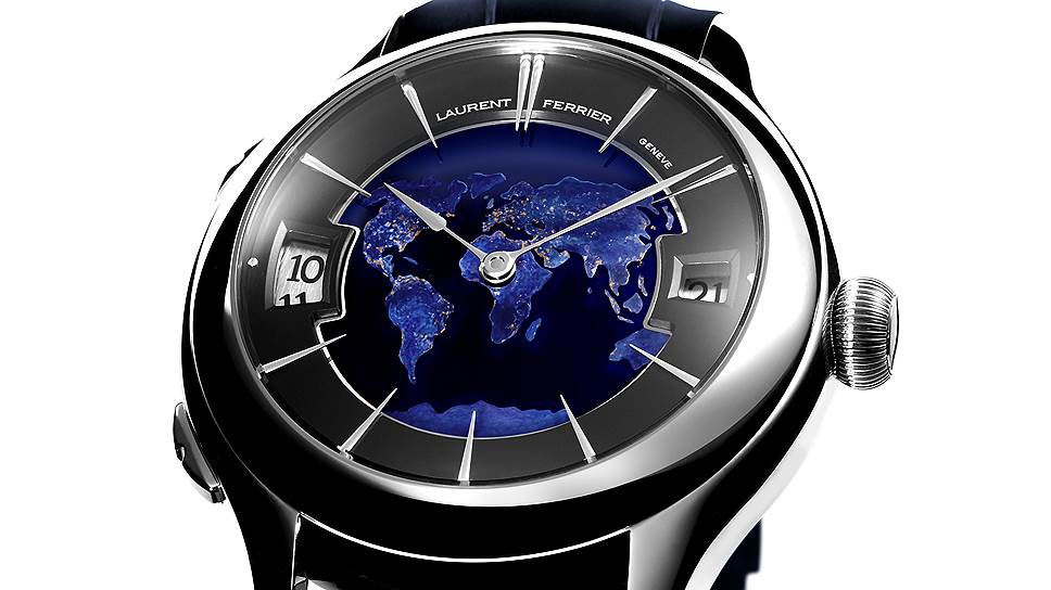 Laurent Ferrier, Galet Traveller Globe Blue