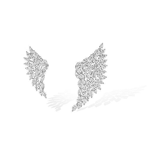 Swan, коллекция High Jewelry Paris est une fete, белое золото, бриллианты