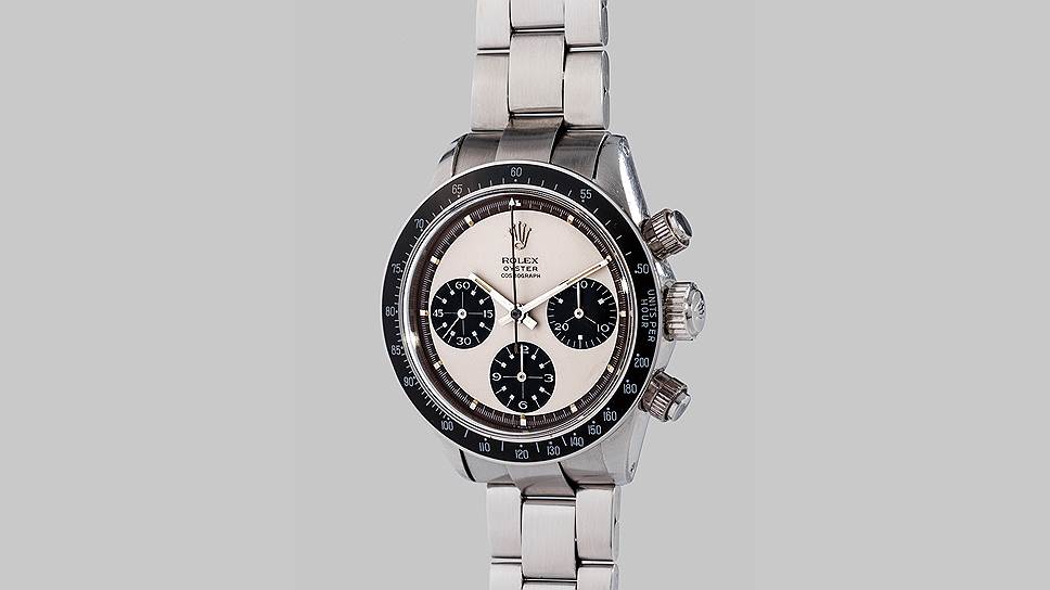 Rolex Oyster Cosmograph Daytona Ref. 6263 1969 года, прозванные &quot;Paul Newman Panda&quot;, были оценены в 350-700 тыс. швейцарских франков и проданы за 550 тыс. 
