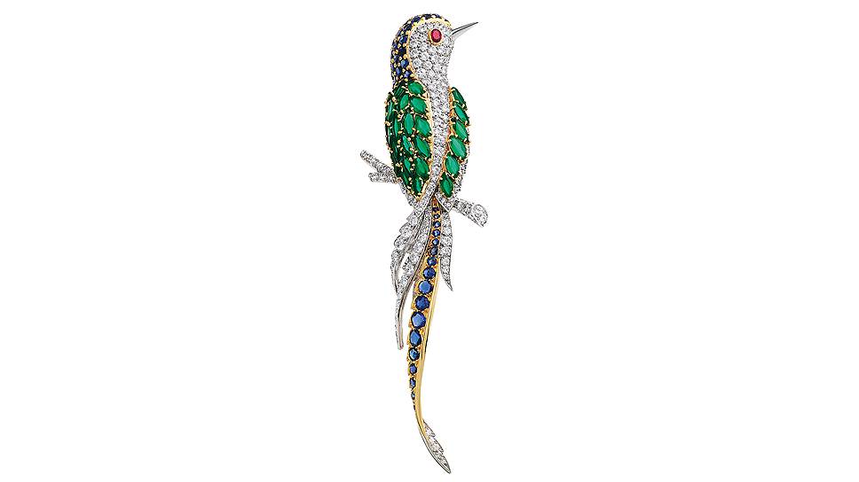 Van Cleef &amp; Arpels, брошь Bird, 1963 год 
