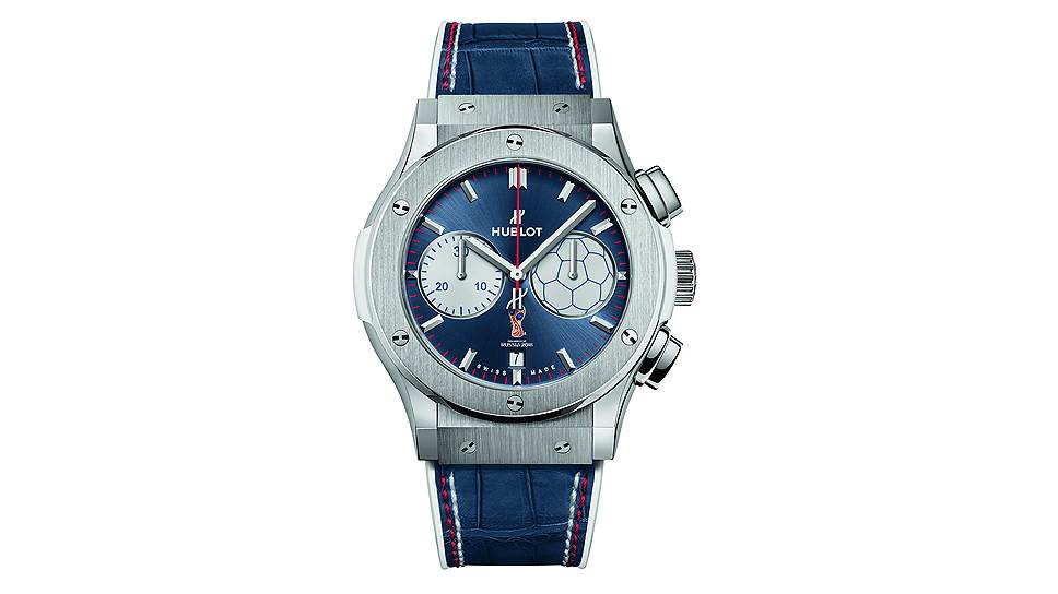 Hublot, Classic Fusion Chronograph 2018 FIFA World Cup Russia, титан, 45 мм, механизм с автоматическим подзаводом