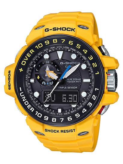 G-Schock, часы Gulfmaster GWN-1000B-1B, сталь, 55,8 мм, электронный механизм, водонепроницаемость 200 м, 39 990 руб.