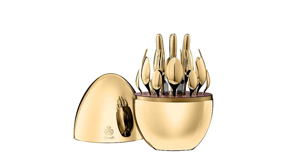 Набор столовых приборов Mood Gold из 24 предметов, Christofle